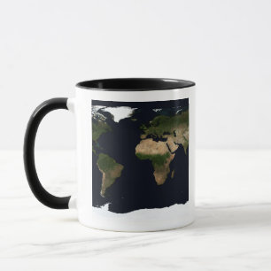 Wereldwijd afbeelding van de wereld mok