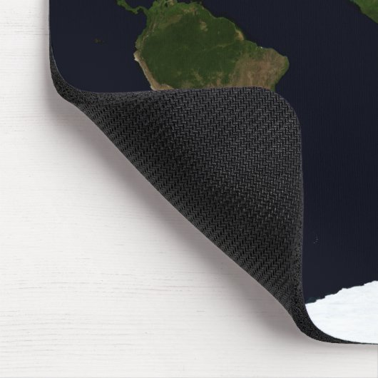 Wereldwijd afbeelding van de wereld muismat (Hoek)