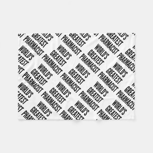 Wereldwijd apotheker fleece deken (Voorkant (Horizontaal))