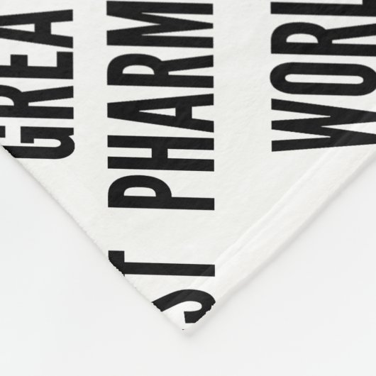 Wereldwijd apotheker fleece deken (Hoek)
