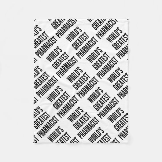 Wereldwijd apotheker fleece deken (Voorkant)