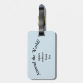 Wereldwijd Bagagelabel (Achterkant verticaal)