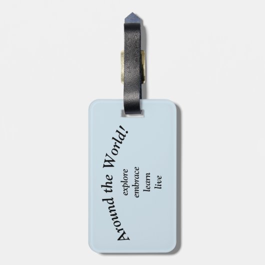 Wereldwijd Bagagelabel (Achterkant verticaal)