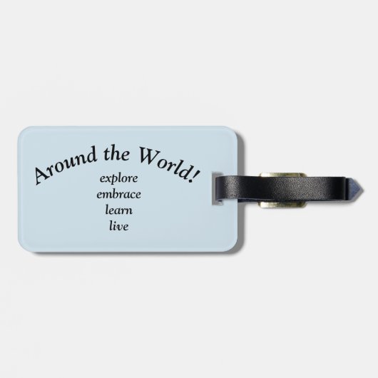 Wereldwijd Bagagelabel (Achterkant horizontaal)