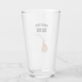 Wereldwijd beste DOG DAD Funny Gift for Dog Father Glas (Achterkant)