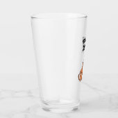 Wereldwijd beste DOG DAD Funny Gift for Dog Father Glas (Rechts)