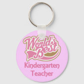 Wereldwijd beste Kindergarten leraar Sleutelhanger (Voorkant)
