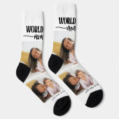 Wereldwijd beste mammiefoto-collage sokken (Rechts)