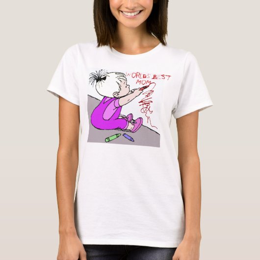 Wereldwijd beste moedershirt t-shirt (Voorkant)