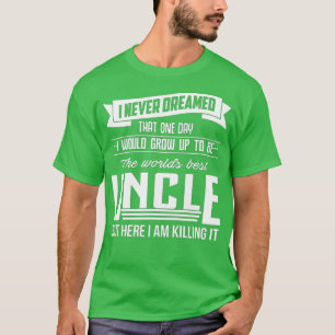 Wereldwijd beste oomcadeau voor oom en broer t-shirt
