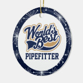 Wereldwijd beste pipefittercadeau keramisch ornament (Links)