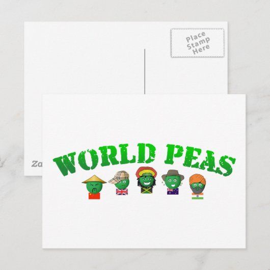 Wereldwijd Briefkaart (Voorkant / Achterkant)