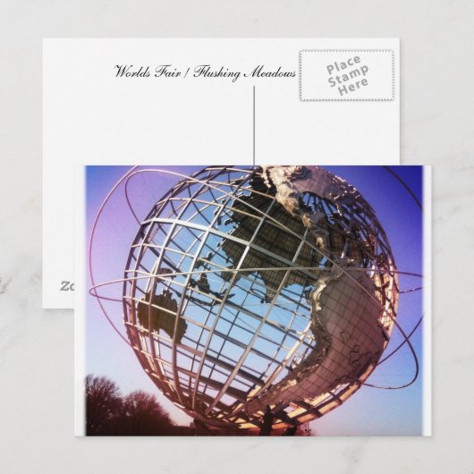 Wereldwijd Briefkaart voor blozen (Voorkant / Achterkant)