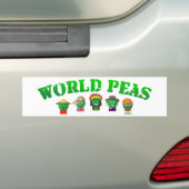 Wereldwijd Bumpersticker (Op auto)