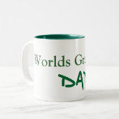 Wereldwijd, DAD Tweekleurige Koffiemok (Voorkant links)