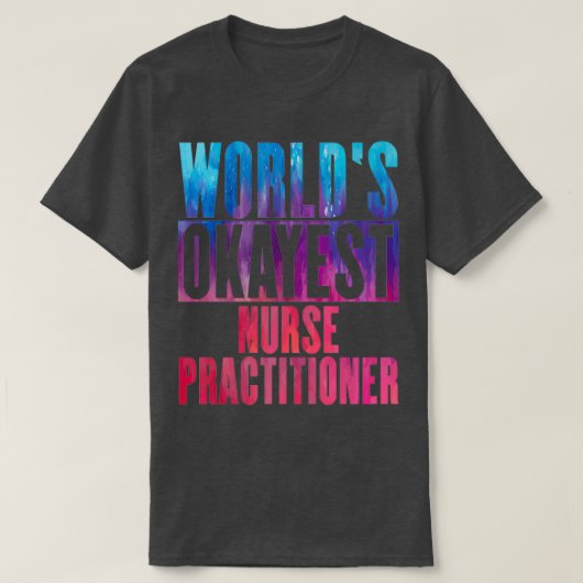 Wereldwijd de best verzorgde verpleegkundige 1 t-shirt (Design voorkant)