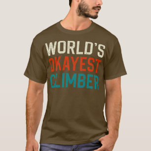 Wereldwijd de beste klimmer t-shirt