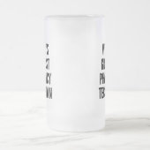 Wereldwijd de grootste apothekertechnicus matglas bierpul (Center)