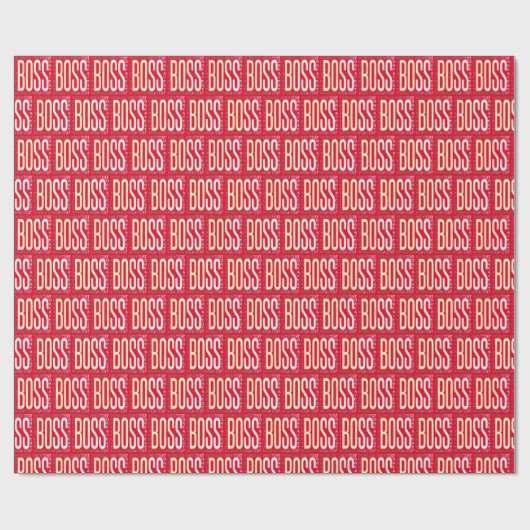 Wereldwijd de grootste baas cadeaupapier (Vlak)