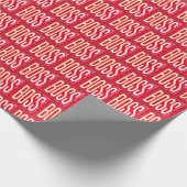 Wereldwijd de grootste baas cadeaupapier (Hoek)