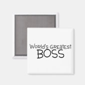 Wereldwijd de grootste baas magneet (Voorkant / Achterkant)