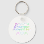 Wereldwijd de grootste babysitter sleutelhanger (Voorkant)