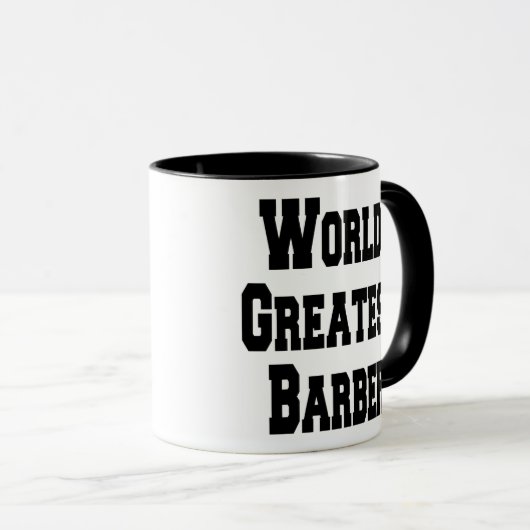 Wereldwijd de grootste barber mok (Voorkant rechts)