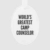 Wereldwijd de grootste Camp Counselor Ornament (voorkant)
