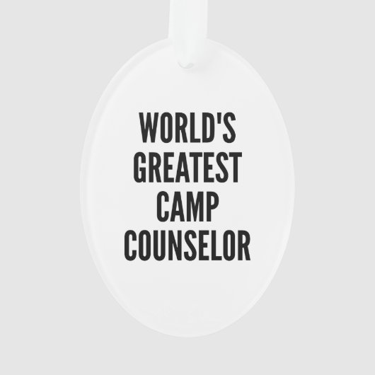 Wereldwijd de grootste Camp Counselor Ornament (achterkant)