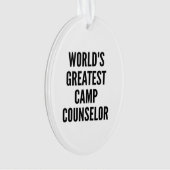 Wereldwijd de grootste Camp Counselor Ornament (voorkant)
