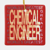 Wereldwijd de grootste chemische ingenieur keramisch ornament (Voorkant)