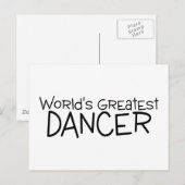 Wereldwijd de grootste danser briefkaart (Voorkant / Achterkant)