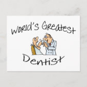 Wereldwijd de grootste Dentist Open Wide Briefkaart (Voorkant)
