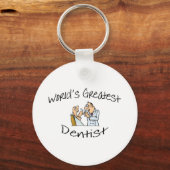 Wereldwijd de grootste Dentist Open Wide Sleutelhanger (Voorkant)