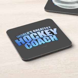 Wereldwijd de grootste hockey Coach Beverage Coast Bier Onderzetter