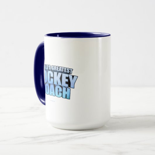 Wereldwijd de grootste Hockey Coach-Mok Mok (Voorkant links)