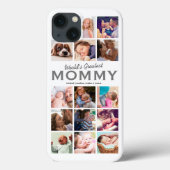 Wereldwijd de grootste mammiefoto collage Case-Mate iPhone case (Achterkant)
