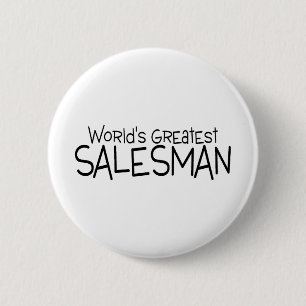 Wereldwijd de grootste Salesman Ronde Button 5,7 Cm