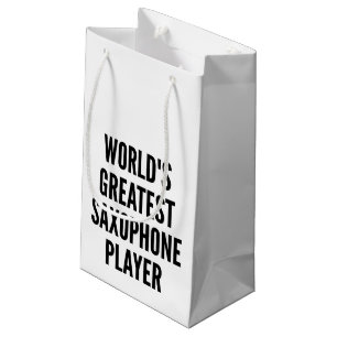 Wereldwijd de grootste saxofone-speler klein cadeauzakje
