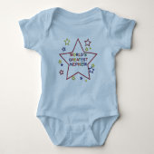 Wereldwijd de grootste ster Nephew-Baby Creeper Romper (Voorkant)