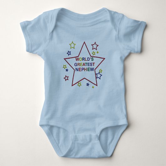 Wereldwijd de grootste ster Nephew-Baby Creeper Romper (Voorkant)