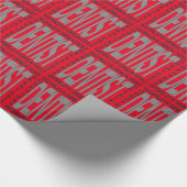 Wereldwijd de grootste sterrenstaat cadeaupapier (Hoek)