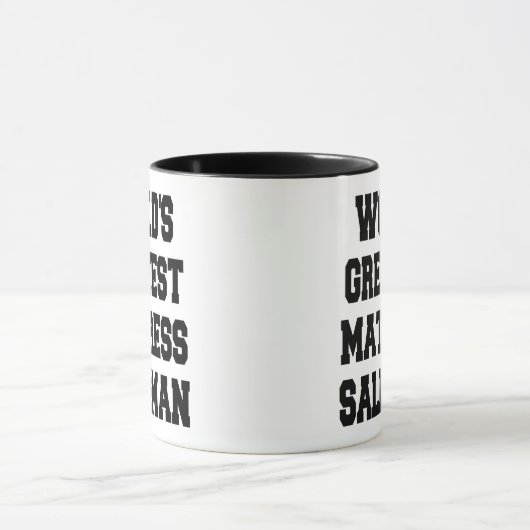 Wereldwijd de grootste toeschouwer Salesman Mok (Midden)