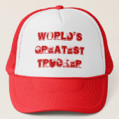 Wereldwijd de grootste trucker pet (Voorkant)