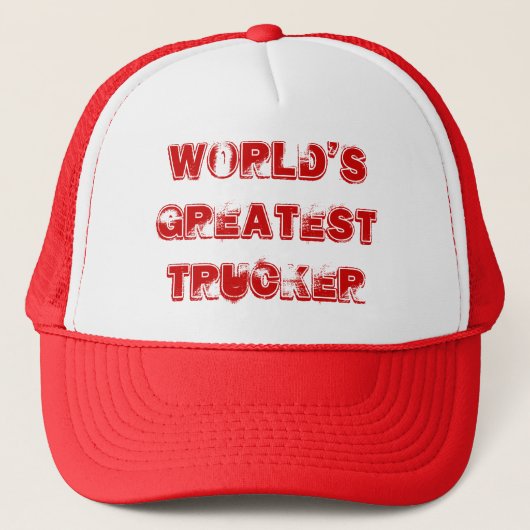 Wereldwijd de grootste trucker pet (Voorkant)