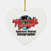 Wereldwijd de meest diagnostische medische Sonogra Keramisch Ornament (Achterkant)