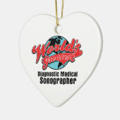 Wereldwijd de meest diagnostische medische Sonogra Keramisch Ornament (Links)