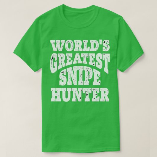Wereldwijd de meest populaire jager Funny Snipe Hu T-shirt (Design voorkant)