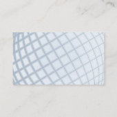 Wereldwijd elegant Bleek blauw modern bedrijf Visitekaartje (Achterkant)