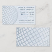 Wereldwijd elegant Bleek blauw modern bedrijf Visitekaartje (Voorkant / Achterkant)